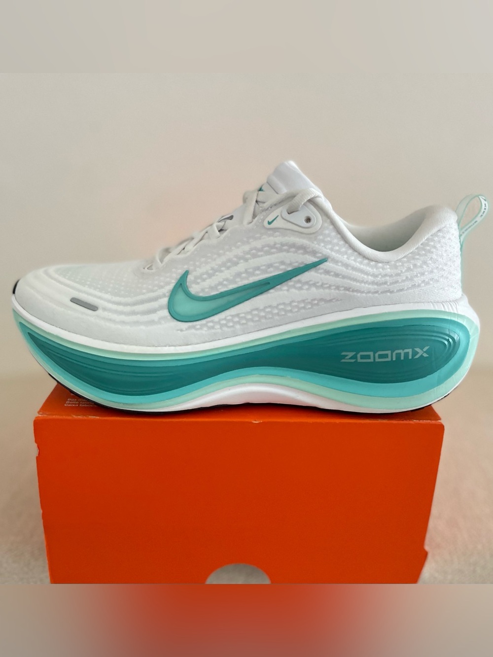 W Nike Vomero Plus Running White Turquoise Mint HV8154-100 Women’s NEW